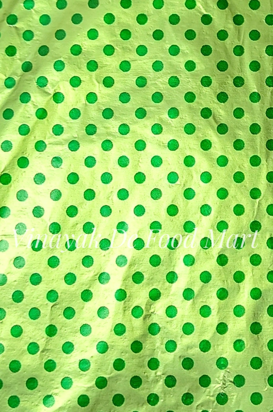 T36 Green & Dark Green Dots Large Wrapping Paper