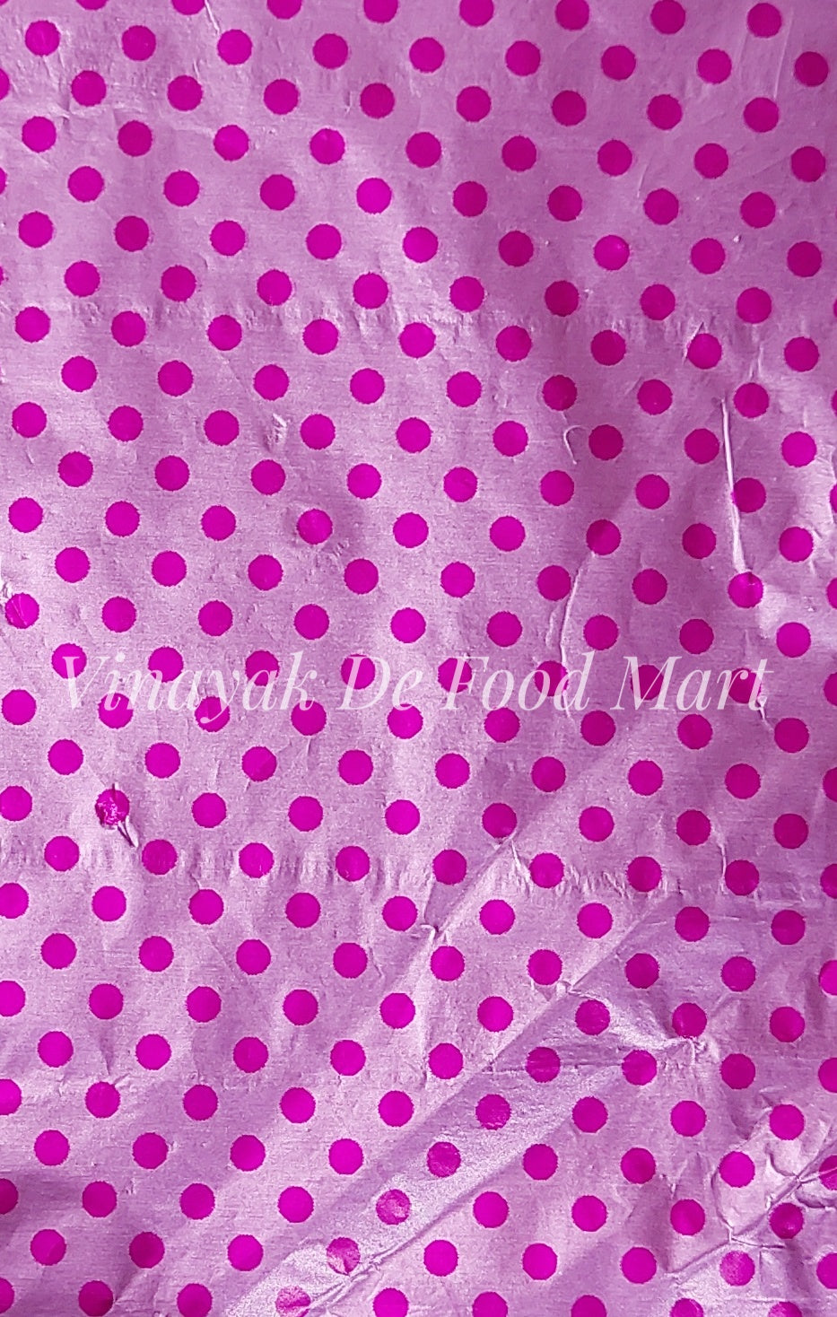 T43 Pink & Dark Pink Dots Large Wrapping Paper