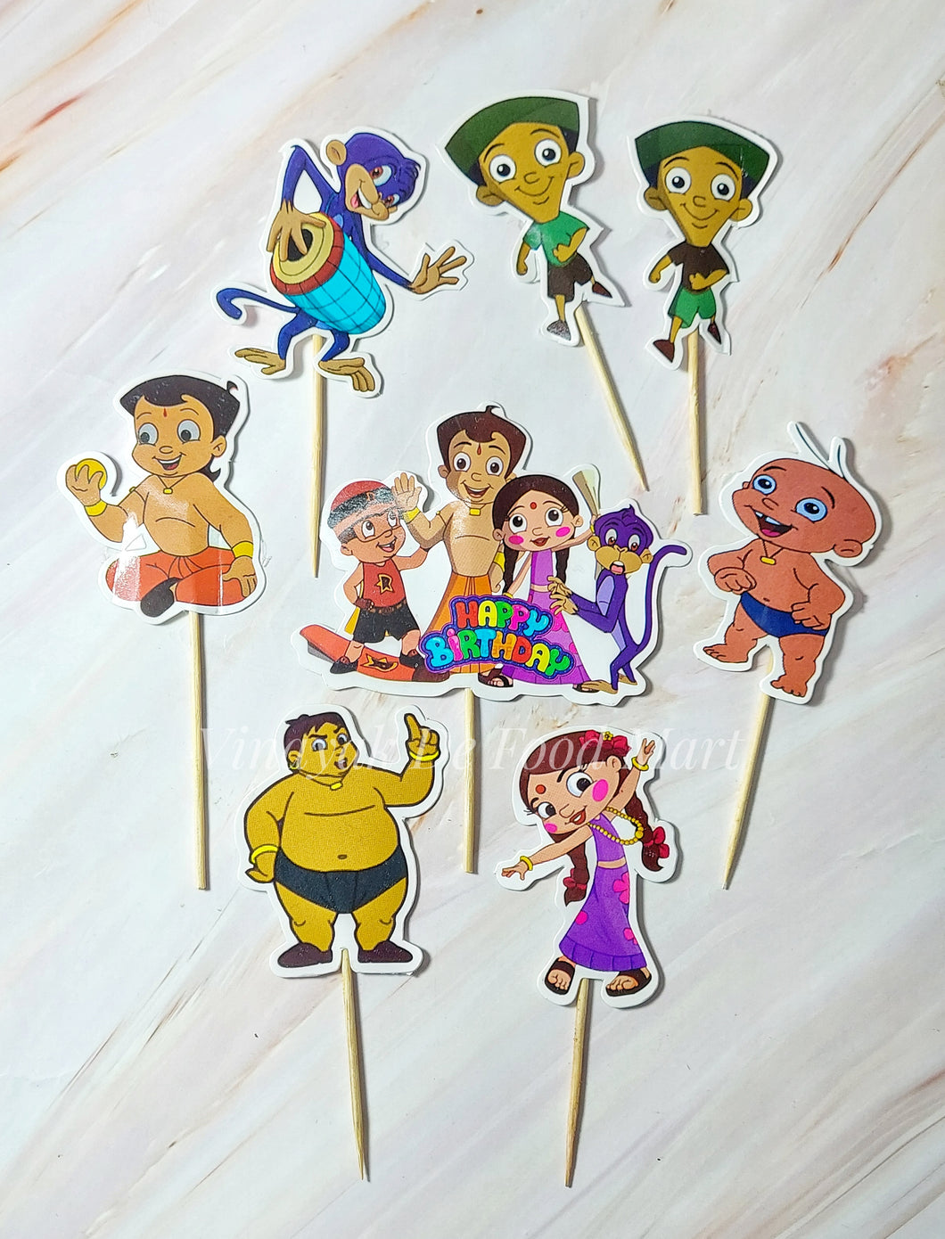 A39 Chhota Bheem Theme Paper Toppers