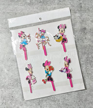 Load image into Gallery viewer, C16 Minnie Mouse MDF Theme Cake Toppers
