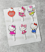 Load image into Gallery viewer, C4 Hello Kitty MDF Theme Cake Toppers
