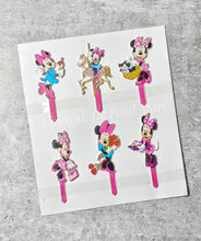 Load image into Gallery viewer, C16 Minnie Mouse MDF Theme Cake Toppers
