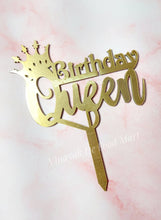 Load image into Gallery viewer, B15 Birthday Queen MDF Cake Topper - Vinayak De Food Mart
