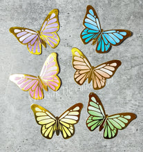 Load image into Gallery viewer, A5 Embossed Multi Color Paper Butterfly 10 Pieces Packƙ

