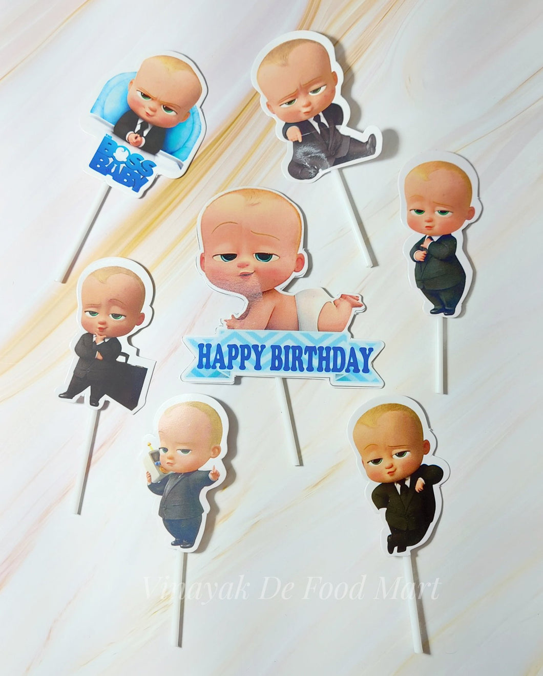 A19 Baby Boss Theme Paper Toppers