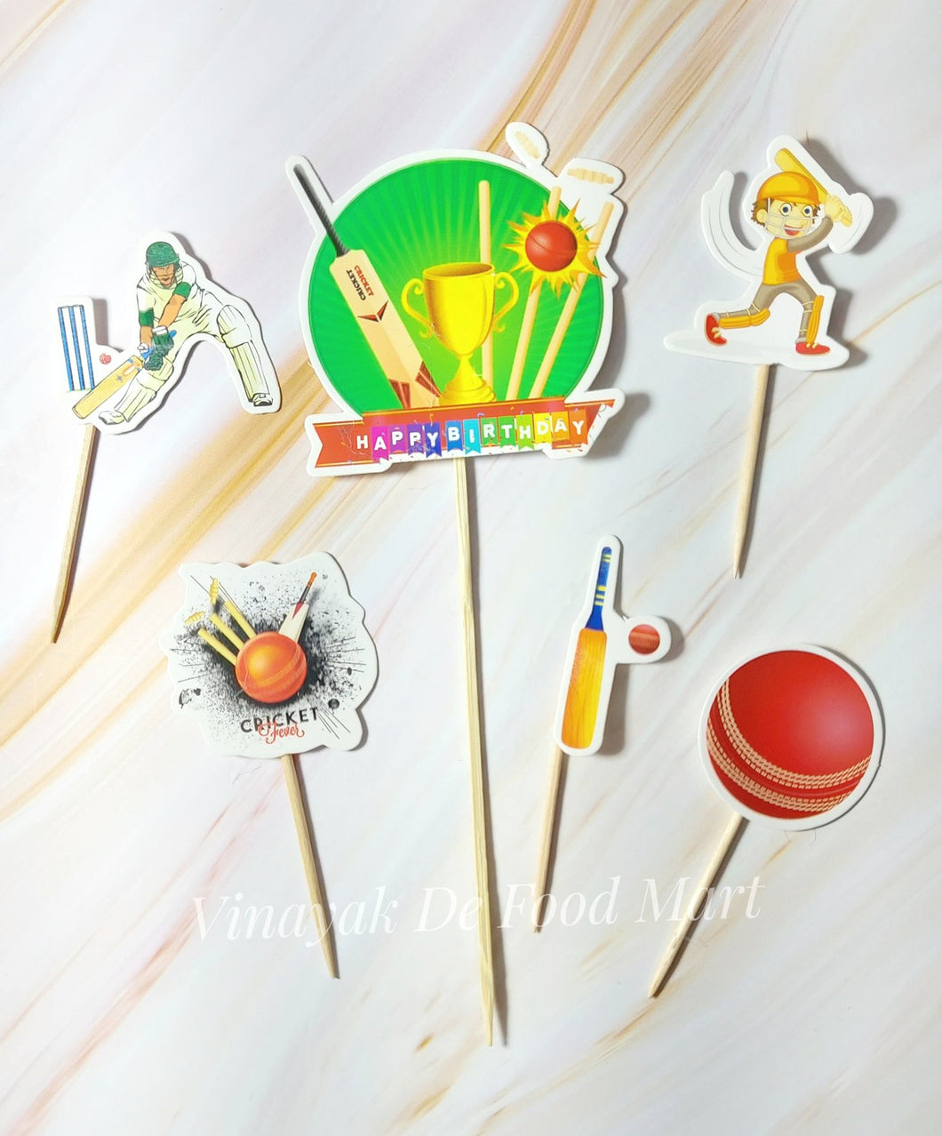 A36 Cricket Theme Paper Topper Set