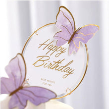 Load image into Gallery viewer, A78 Purple Butterfly with Sticks 10 Pieces Set 4
