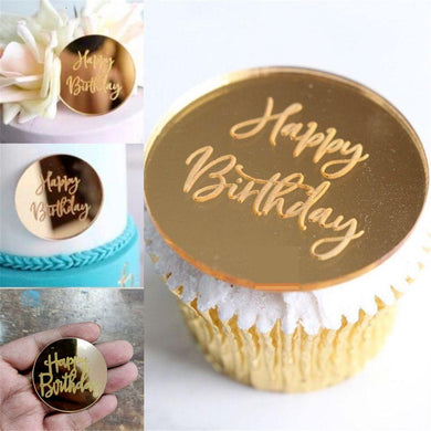 Happy Birthday Acrylic Charm Coin