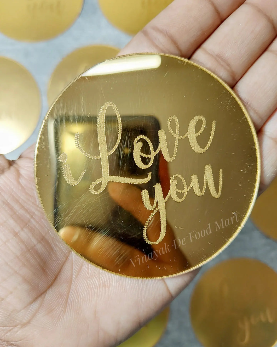 I Love You Charm Coins