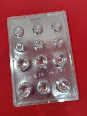 P47 Round Liquid Centered PVC Chocolate Mould