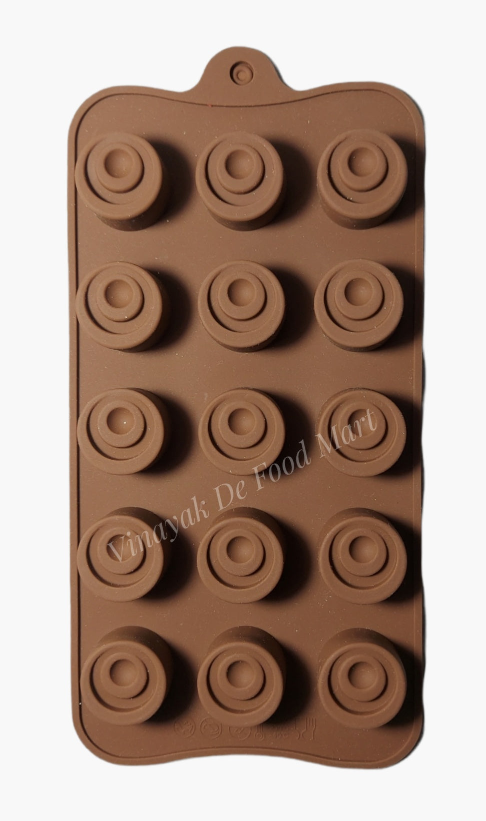 S48 Round Designer Silicone Chocolate Mould