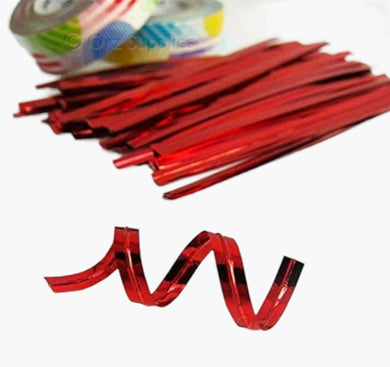 Red Twist Tie 200 Pieces - Vinayak De Food Mart