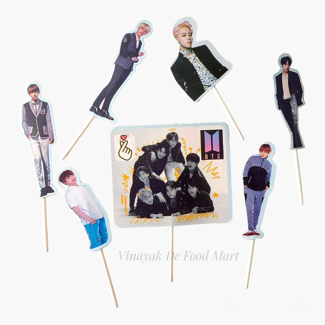 A40 BTS Theme Paper Toppers Set