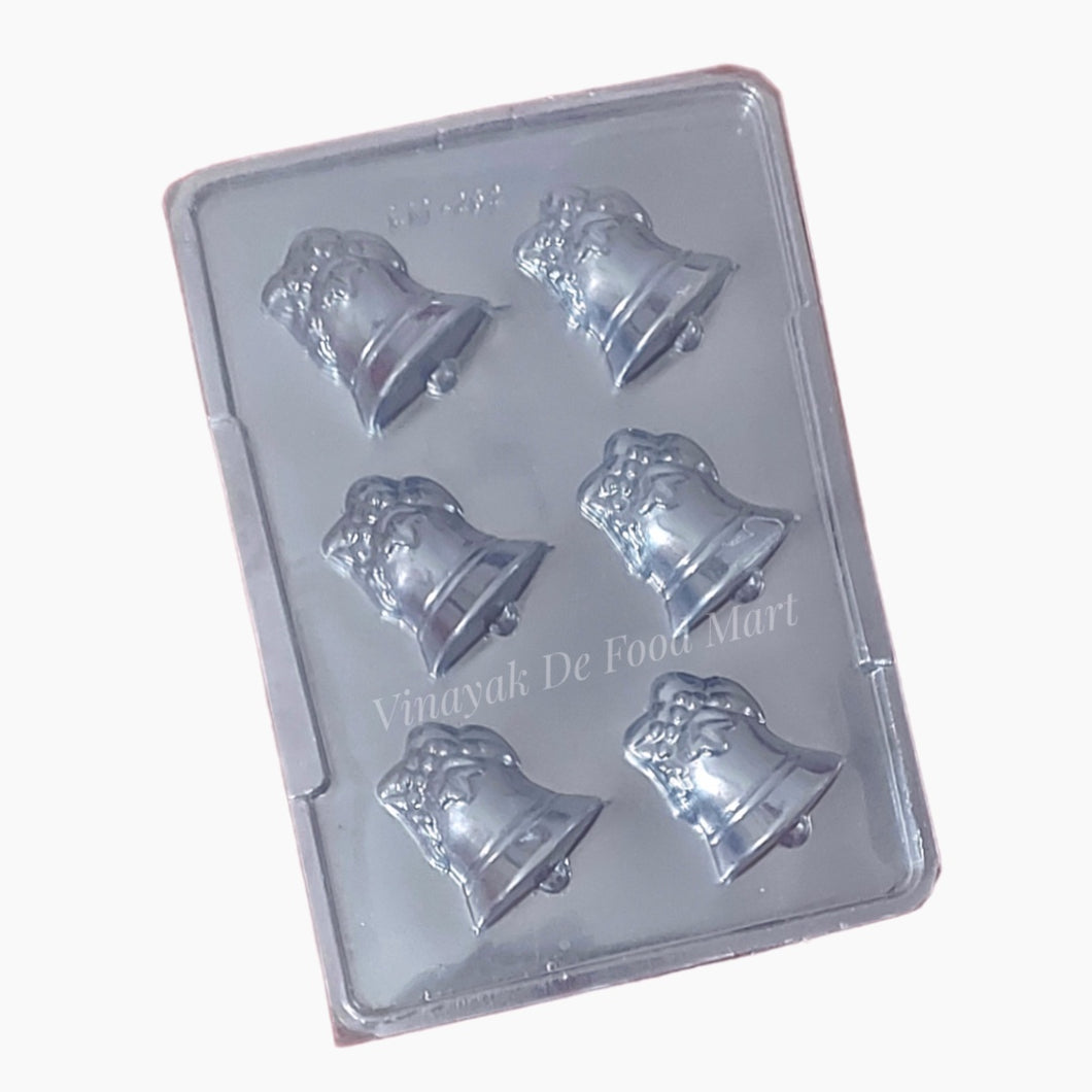 P414 Merry Christmas Bell PVC Chocolate Mould