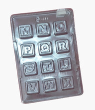 Load image into Gallery viewer, P68-70 Alphabets PVC Chocolate Mould: 3 Piece Set
