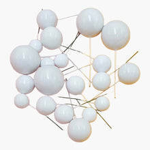 Load image into Gallery viewer, White Faux Ball 12 Piece Set
