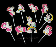 Load image into Gallery viewer, A34 Unicorn Paper Theme Topper Set
